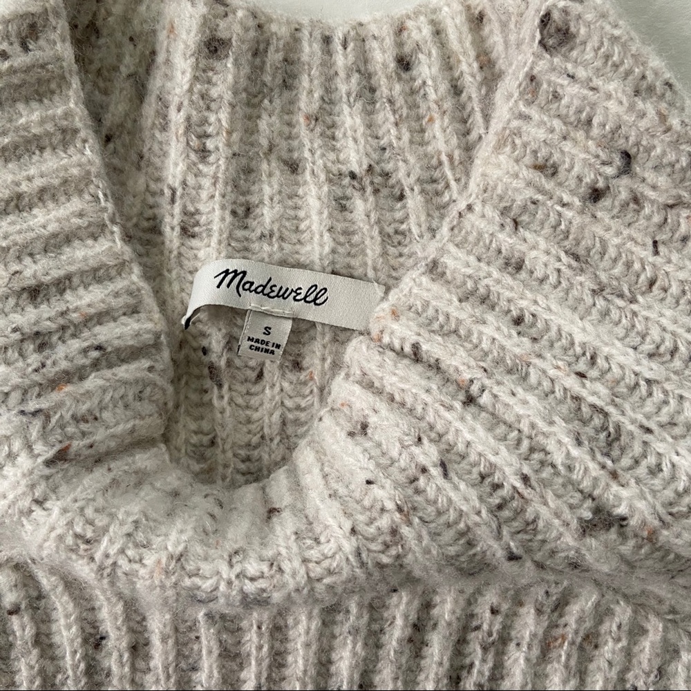 SOLD Madewell Donegal Northfield Mockneck Sweater - Picture 7 of 11